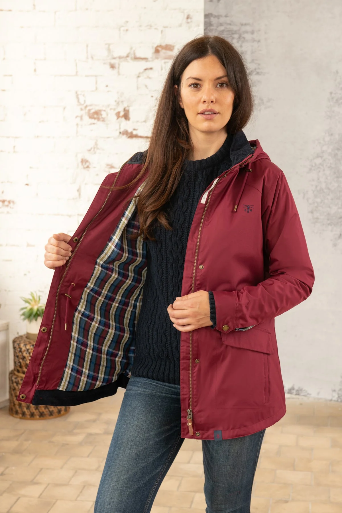 Kendal Raincoat - Berry - Image 4