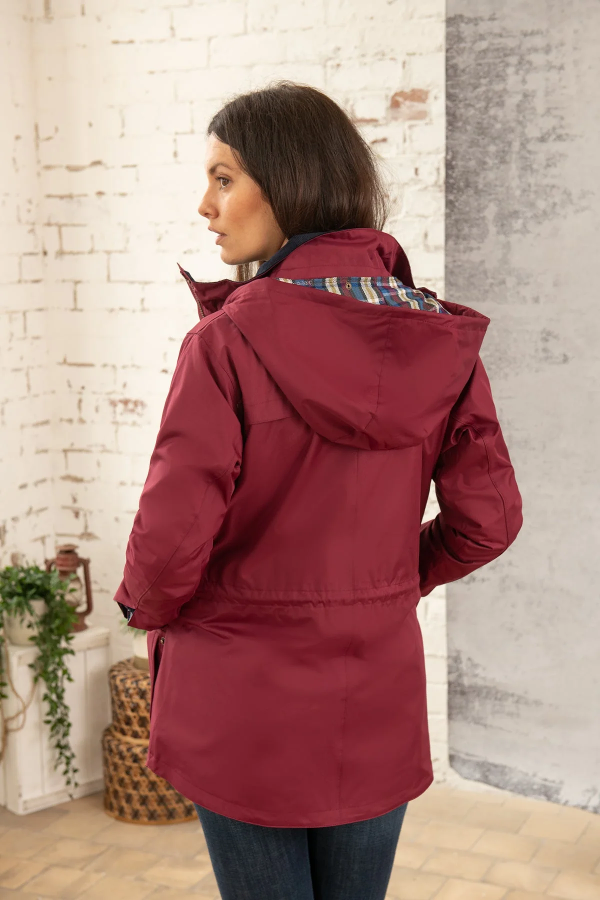 Kendal Raincoat - Berry - Image 5