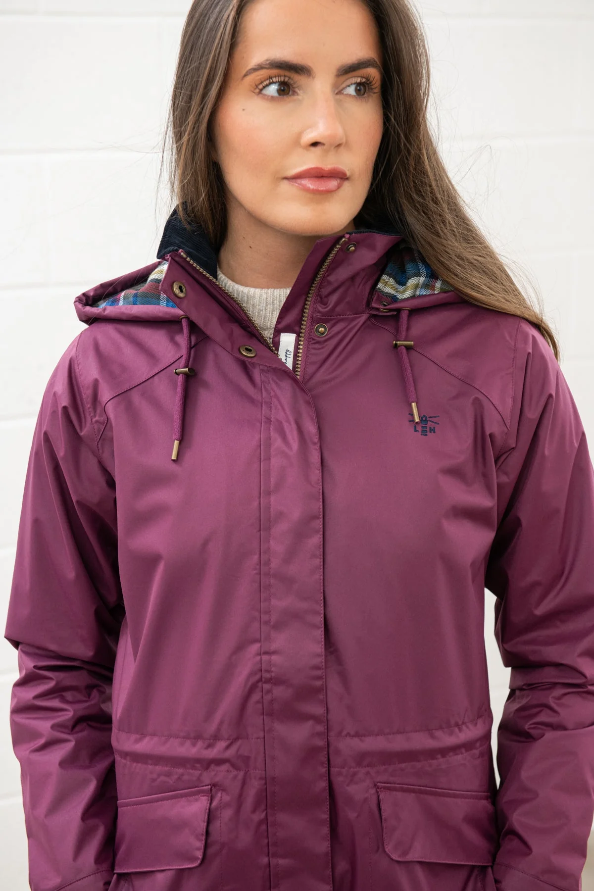 Kendal Raincoat - Plum - Image 10