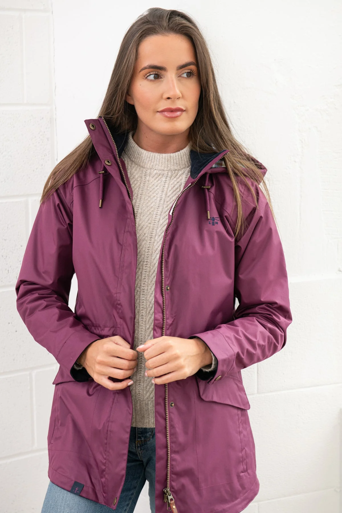 Kendal Raincoat - Plum - Image 2