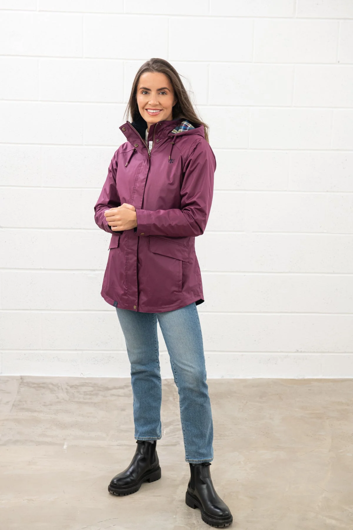 Kendal Raincoat - Plum - Image 4