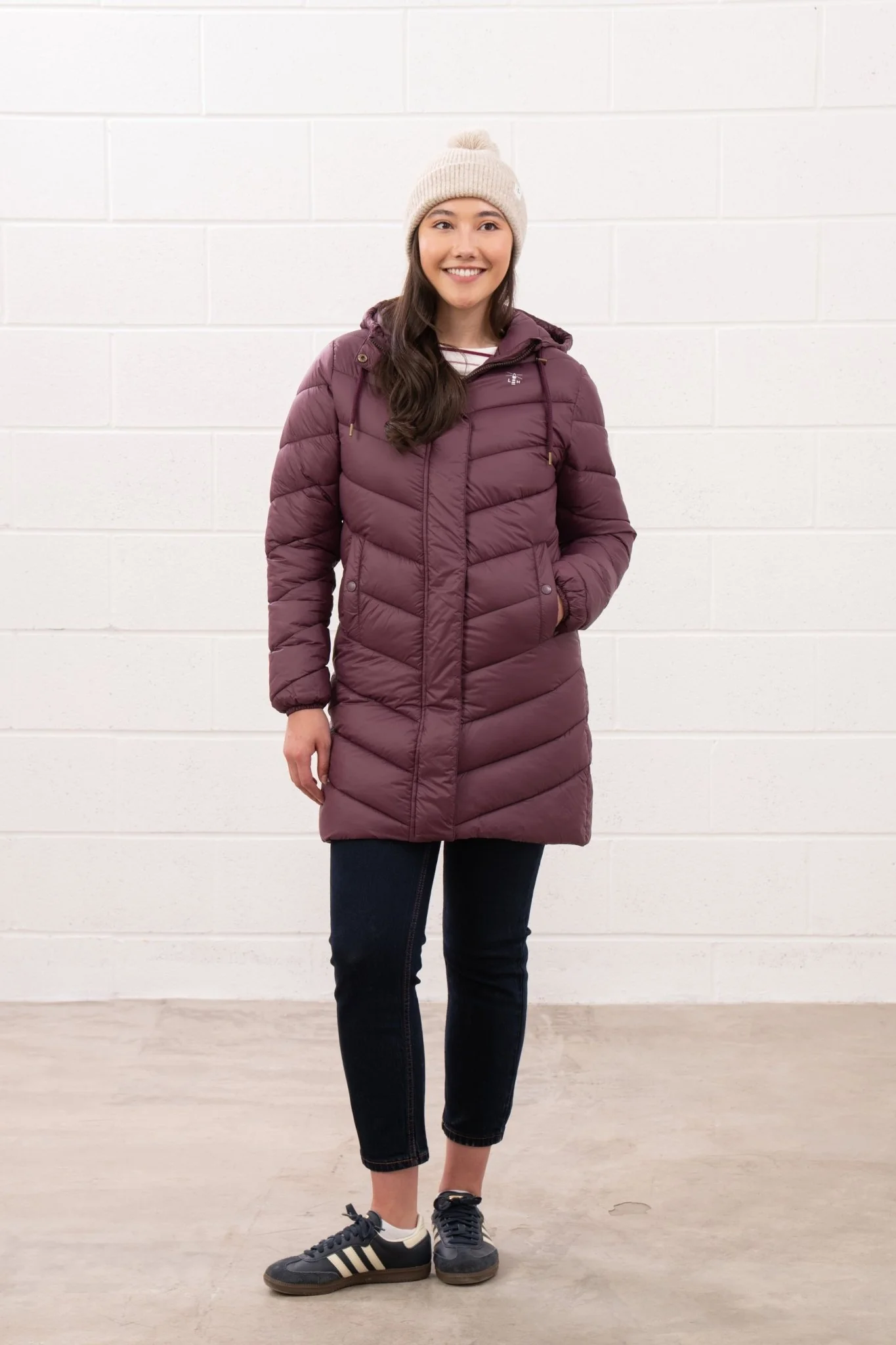 Laurel Coat - Cranberry - Image 4