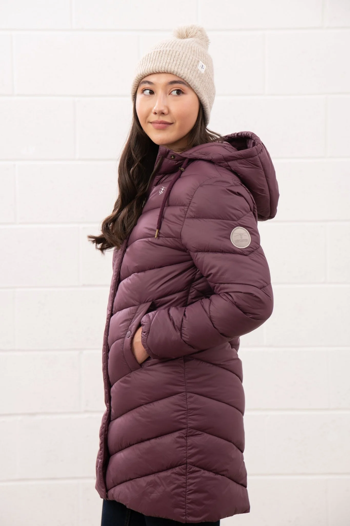 Laurel Coat - Cranberry - Image 6