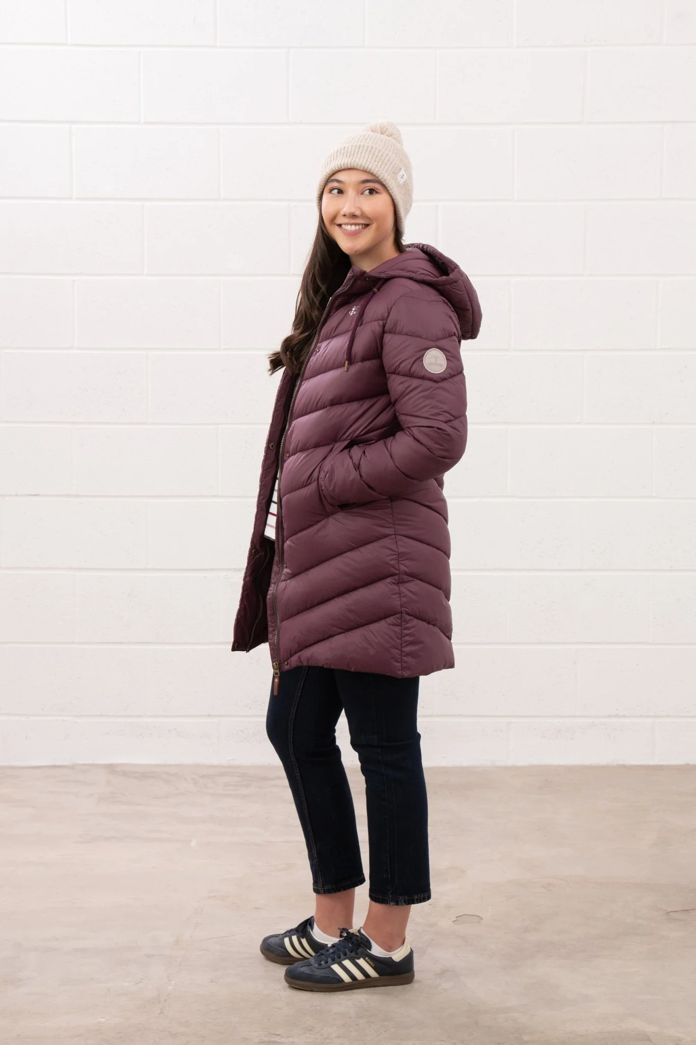 Laurel Coat - Cranberry - Image 9