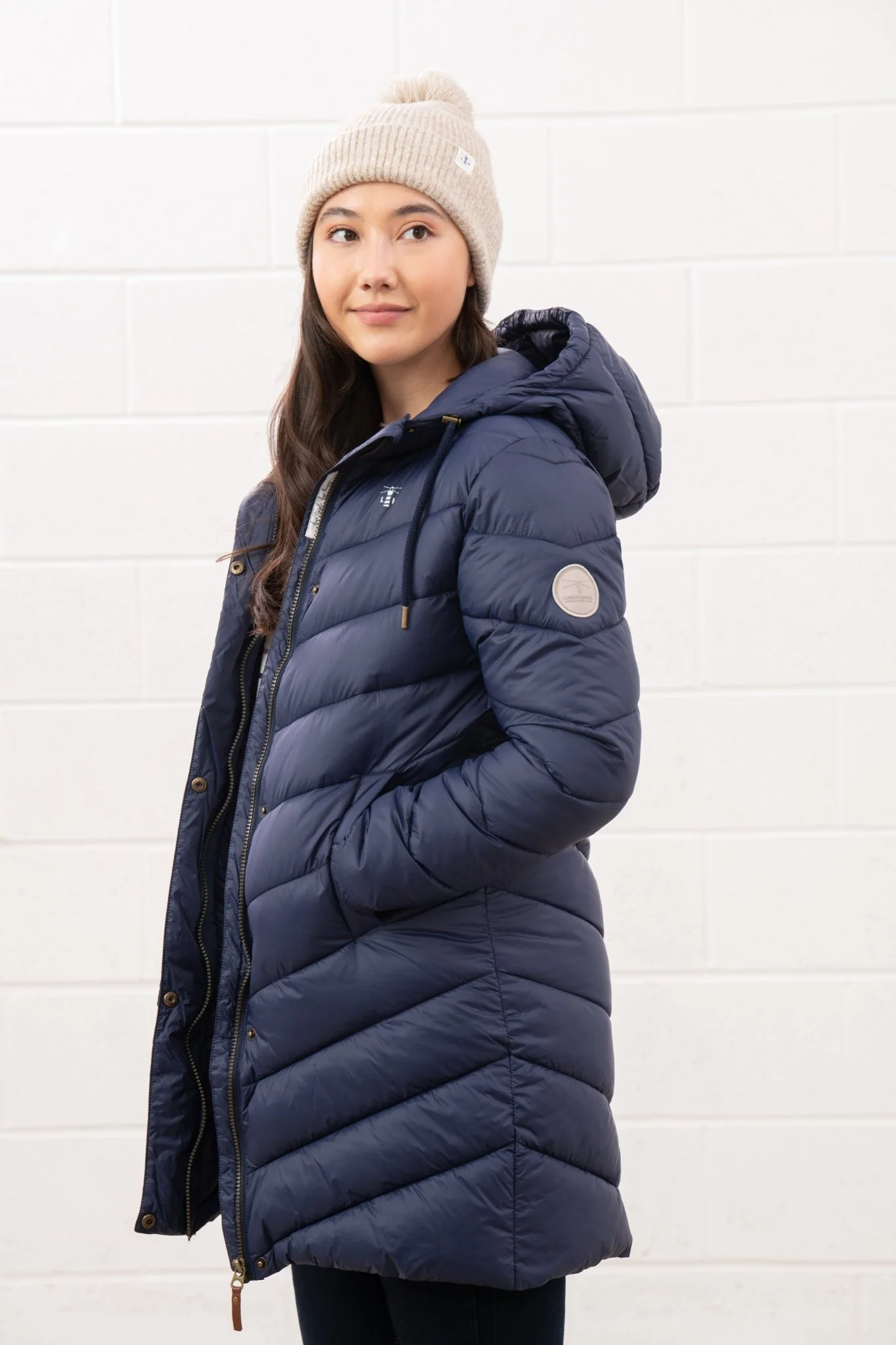 Laurel Coat - Navy - Image 4