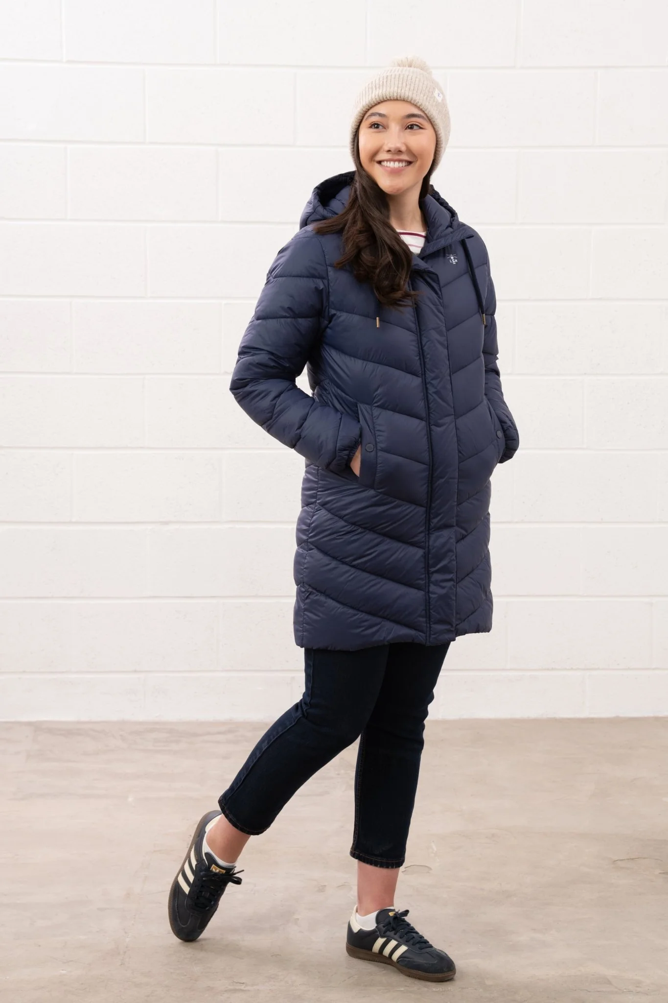 Laurel Coat - Navy - Image 5