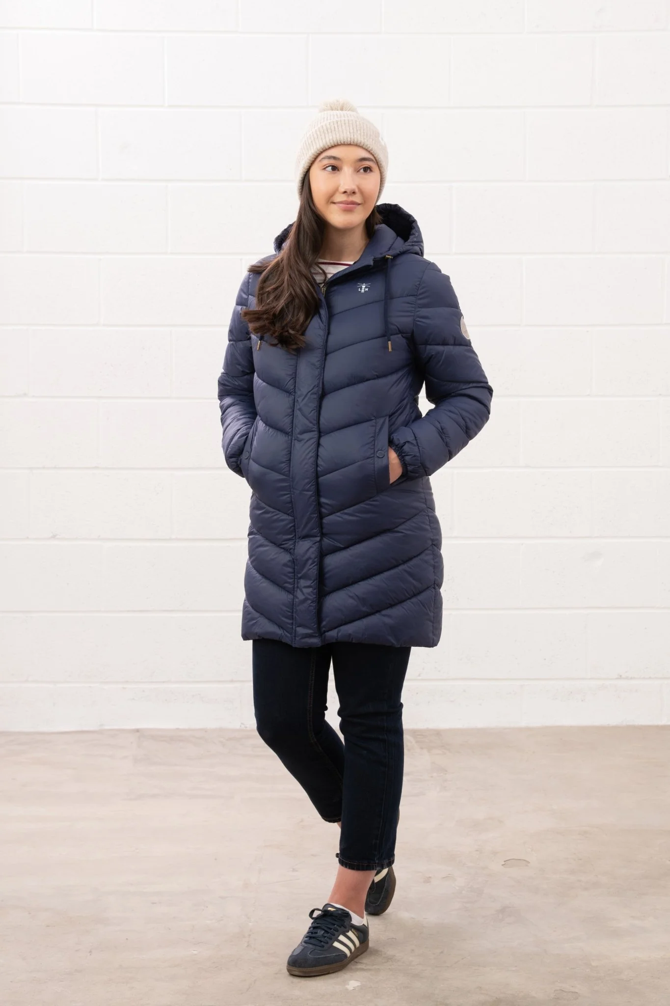 Laurel Coat - Navy - Image 6