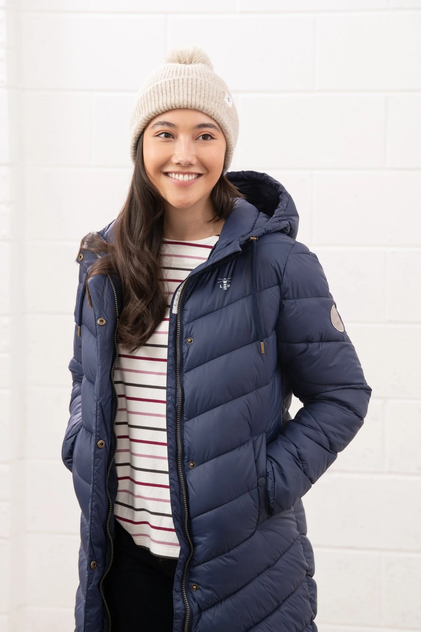 Laurel Coat - Navy - Image 8