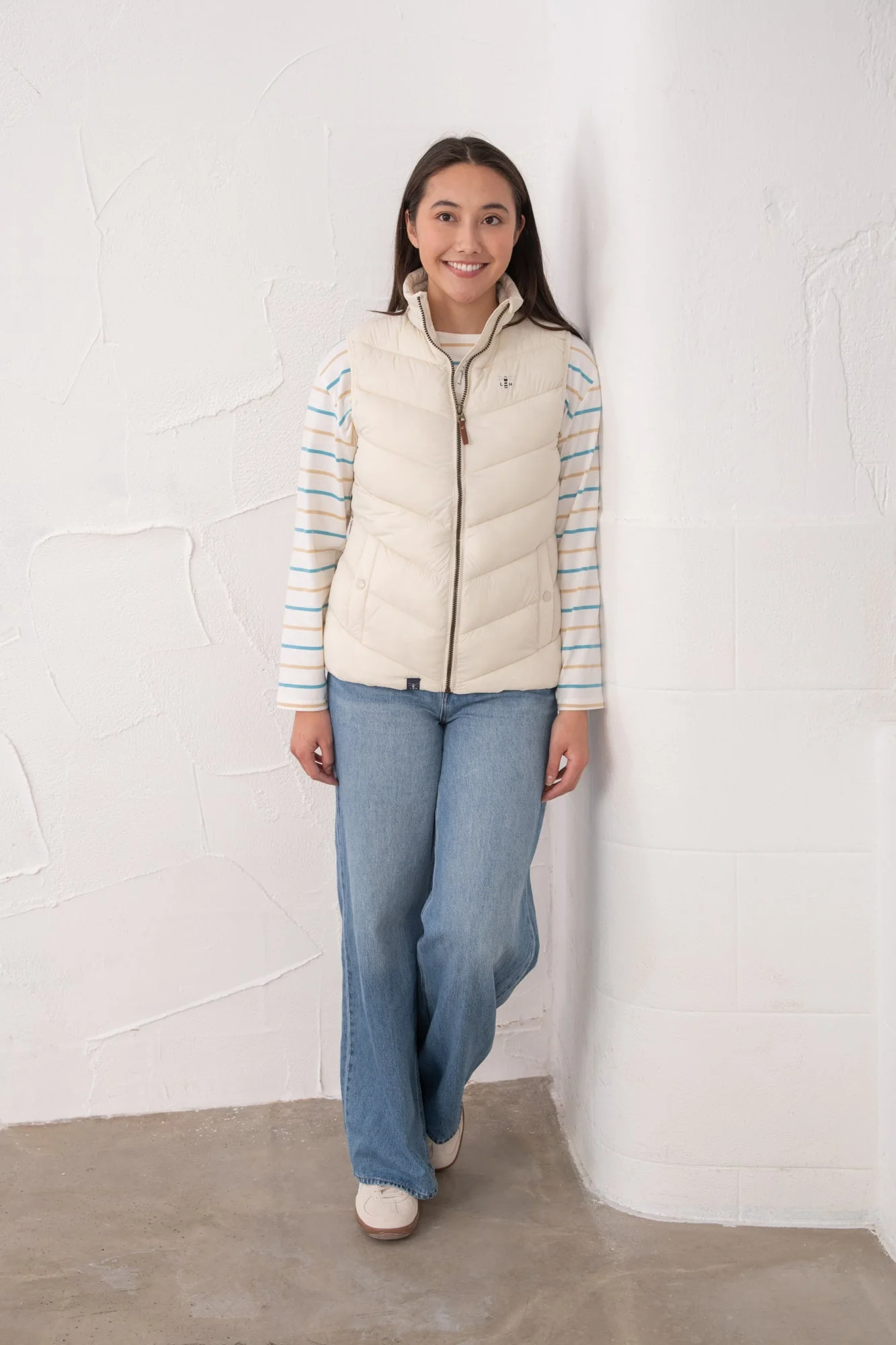 Laurel Gilet - Cream - Image 3