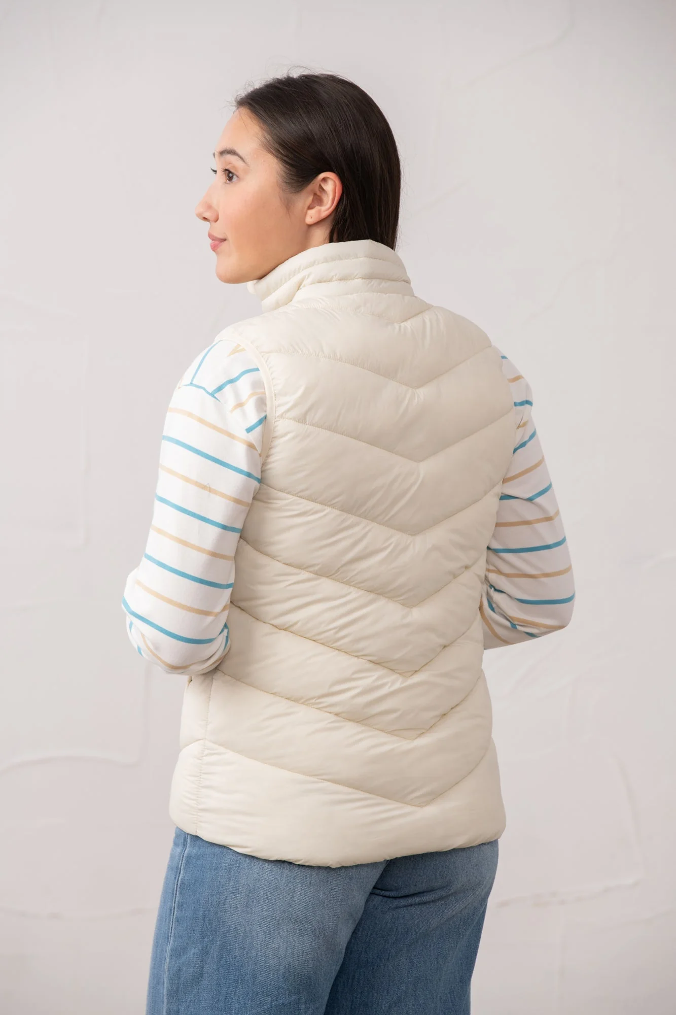 Laurel Gilet - Cream - Image 4