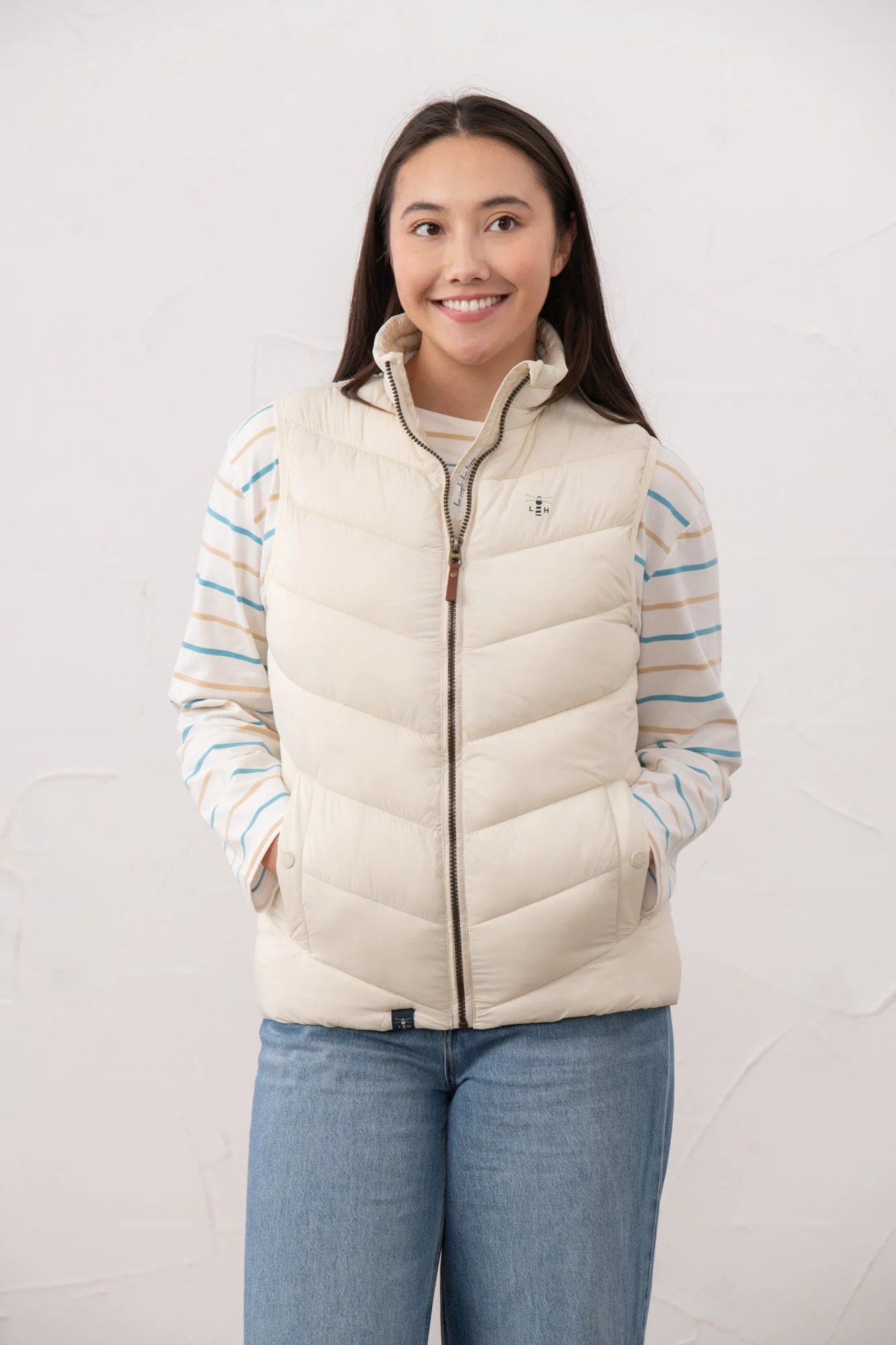 Laurel Gilet - Cream - Image 5
