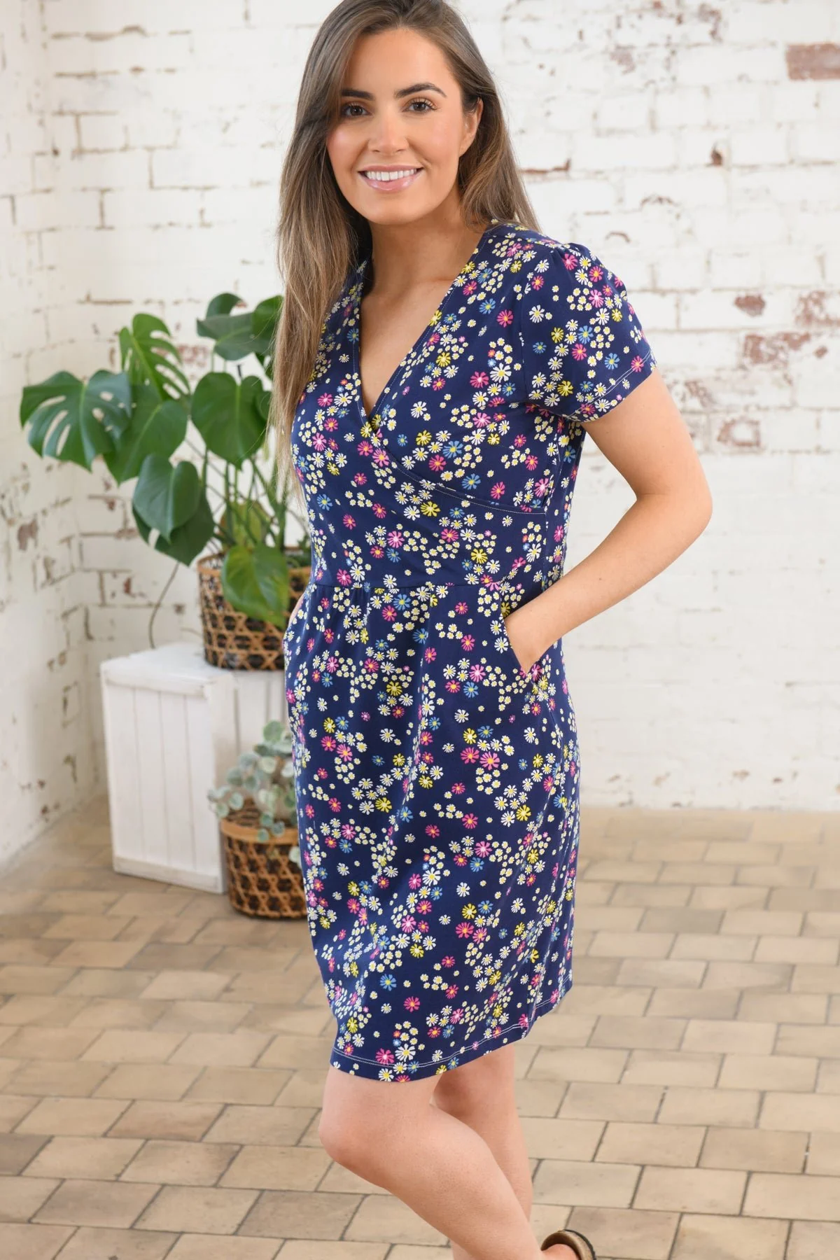 Lena Dress - Daisy Print - Image 3