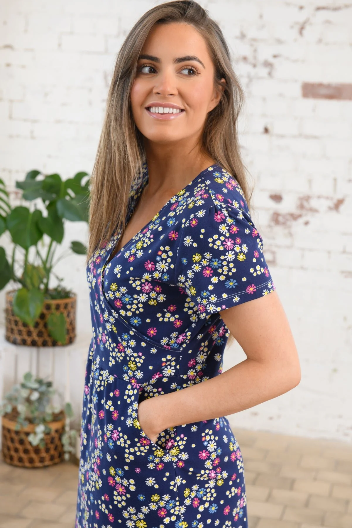 Lena Dress - Daisy Print - Image 6