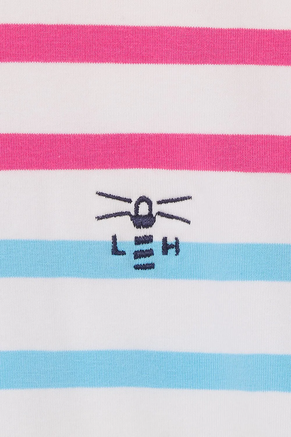 Lena Dress - Pink Sky Blue Stripe - Image 10