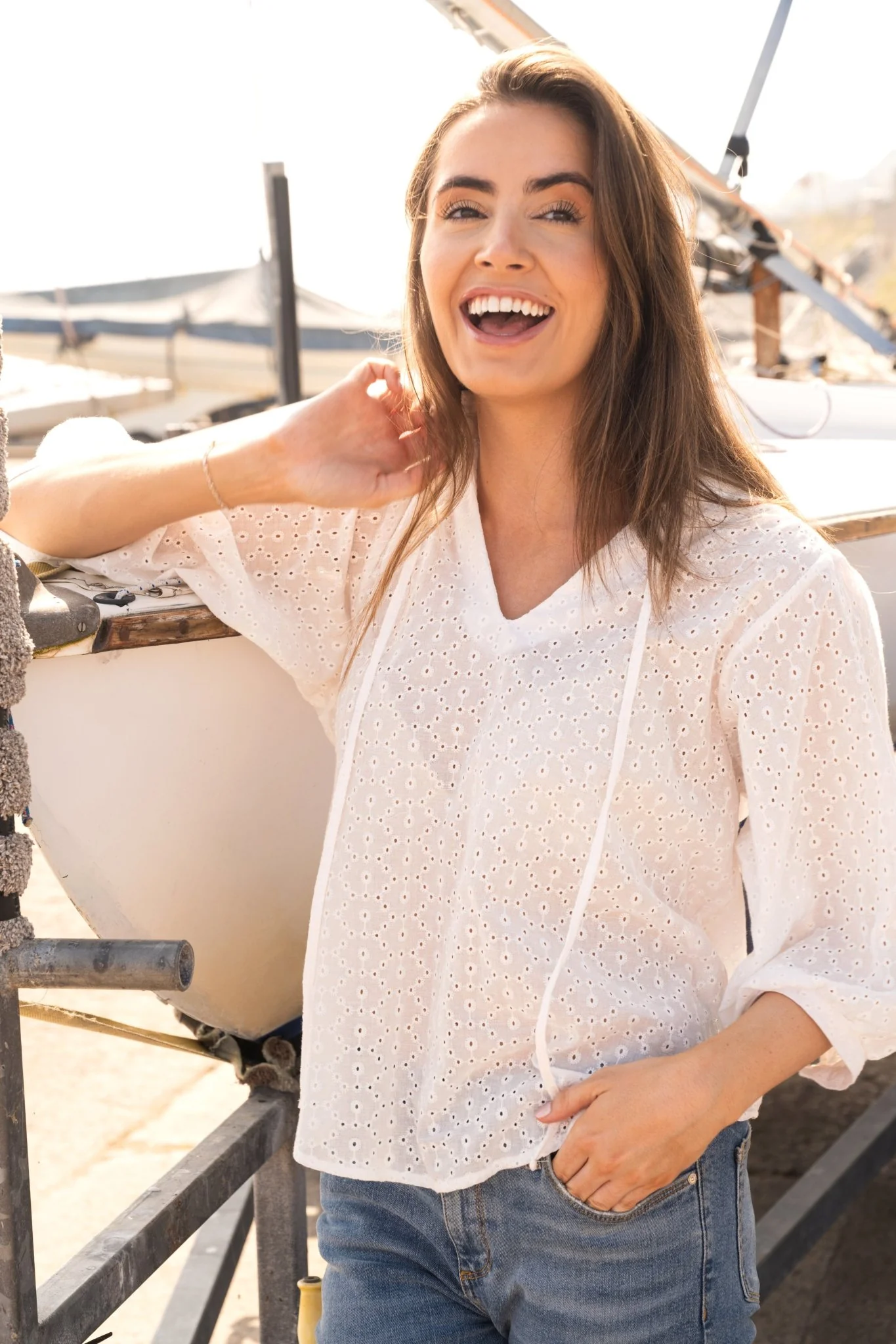 Lola Blouse - Broderie Anglaise - Image 10