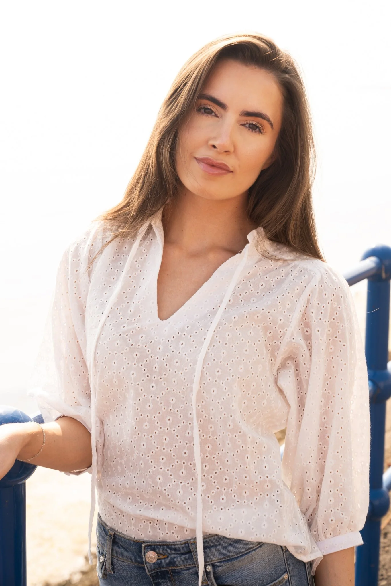Lola Blouse - Broderie Anglaise - Image 12