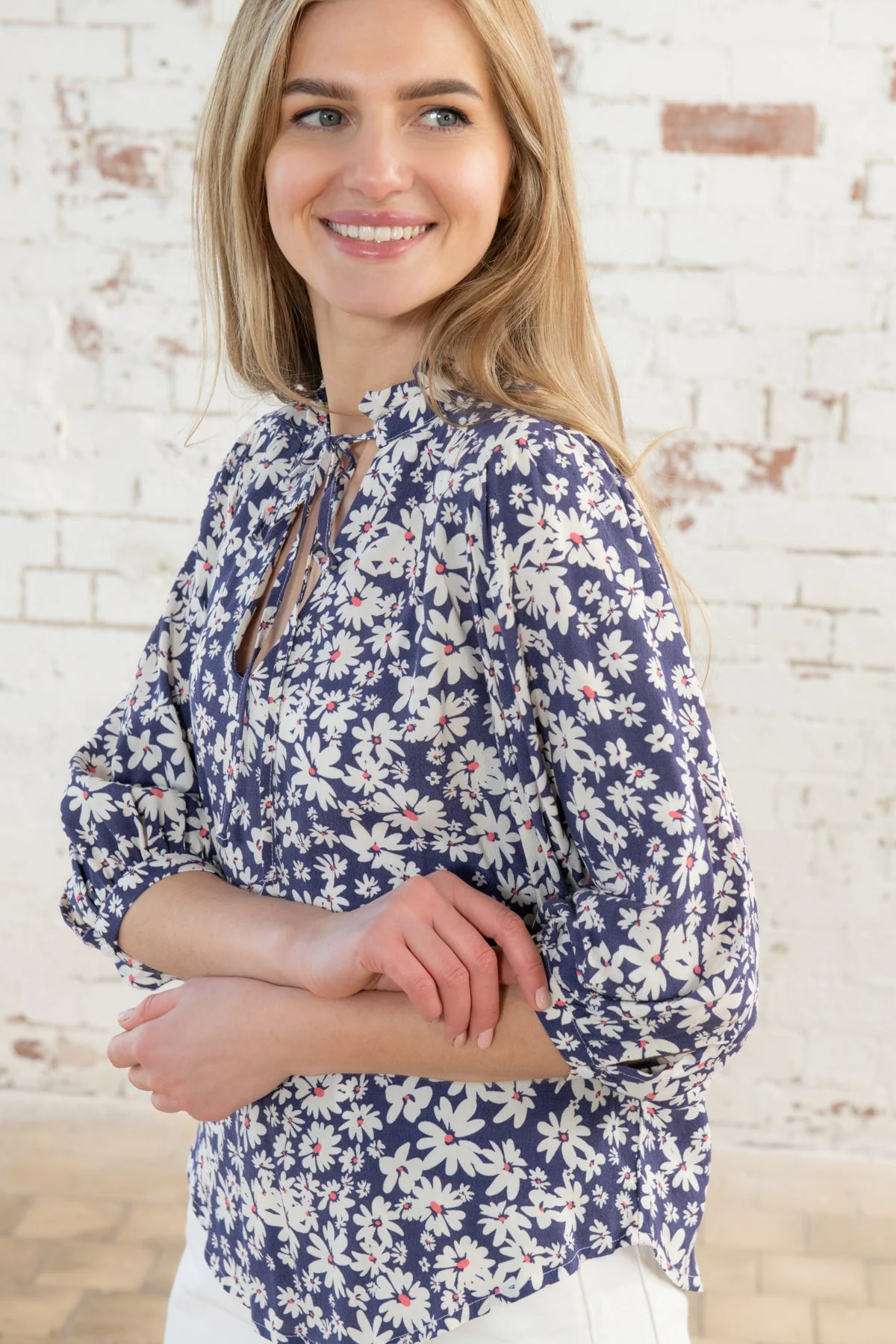 Lola Blouse - Indigo Daisy - Image 10