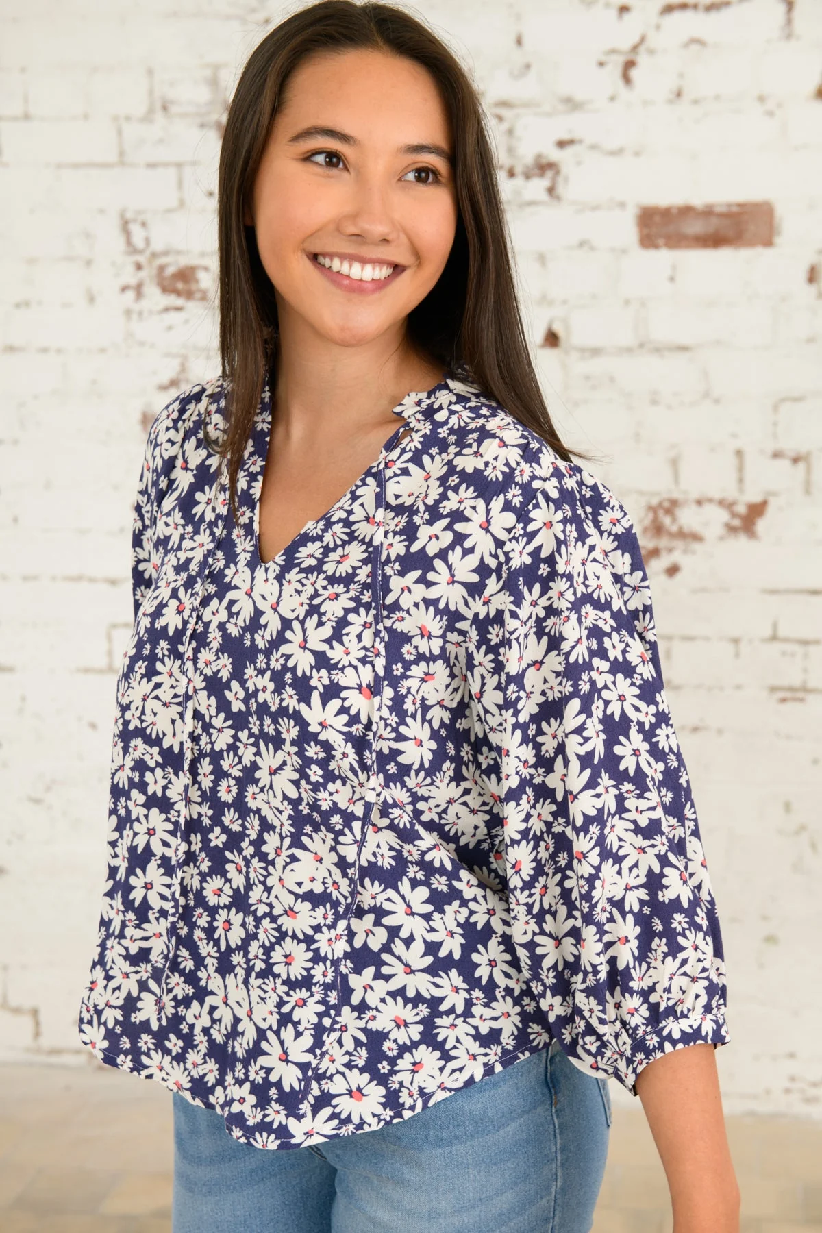 Lola Blouse - Indigo Daisy - Image 5