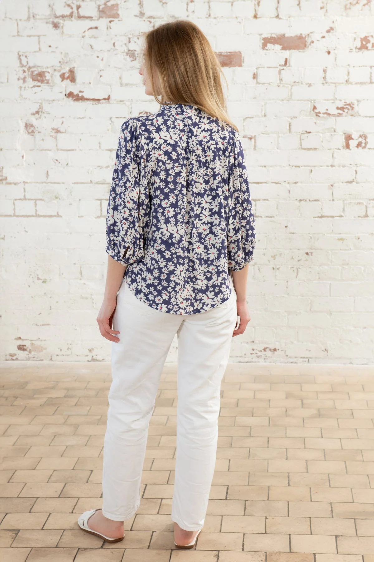 Lola Blouse - Indigo Daisy - Image 7