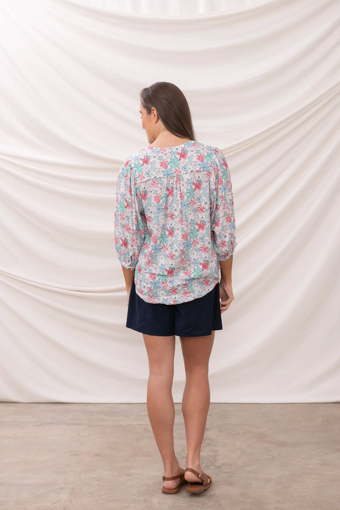 Lola Blouse - Pastel Floral - Image 7