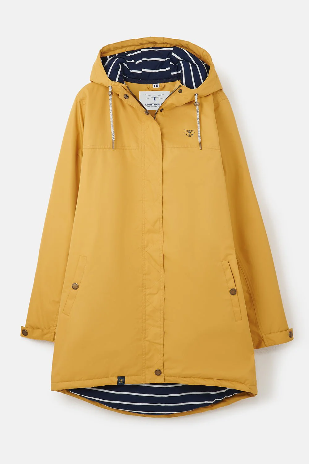 Eva Long Coat - Antique Gold - Image 3
