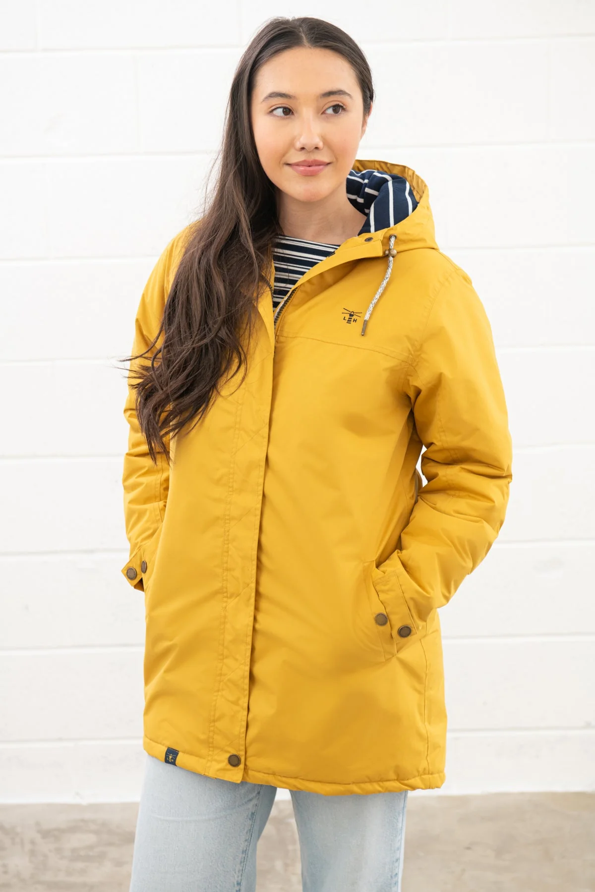 Eva Long Coat - Antique Gold - Image 4