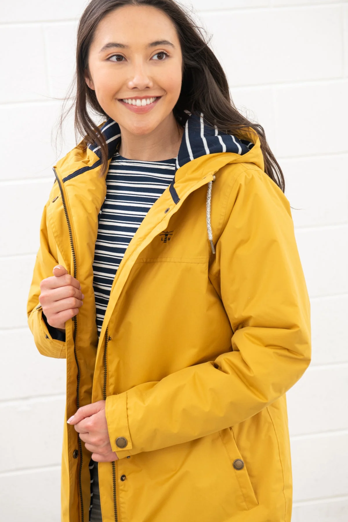 Eva Long Coat - Antique Gold - Image 5