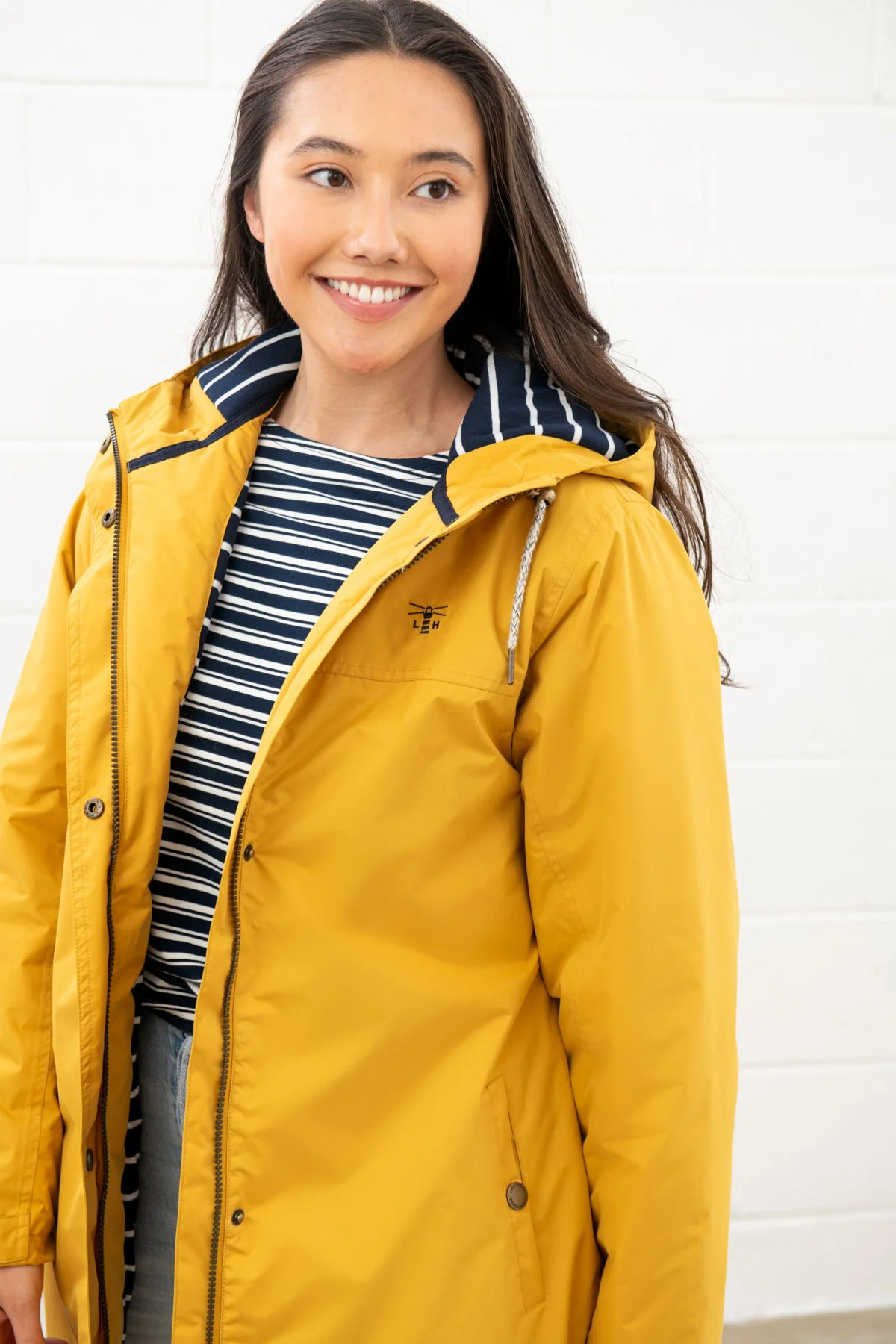 Eva Long Coat - Antique Gold - Image 6
