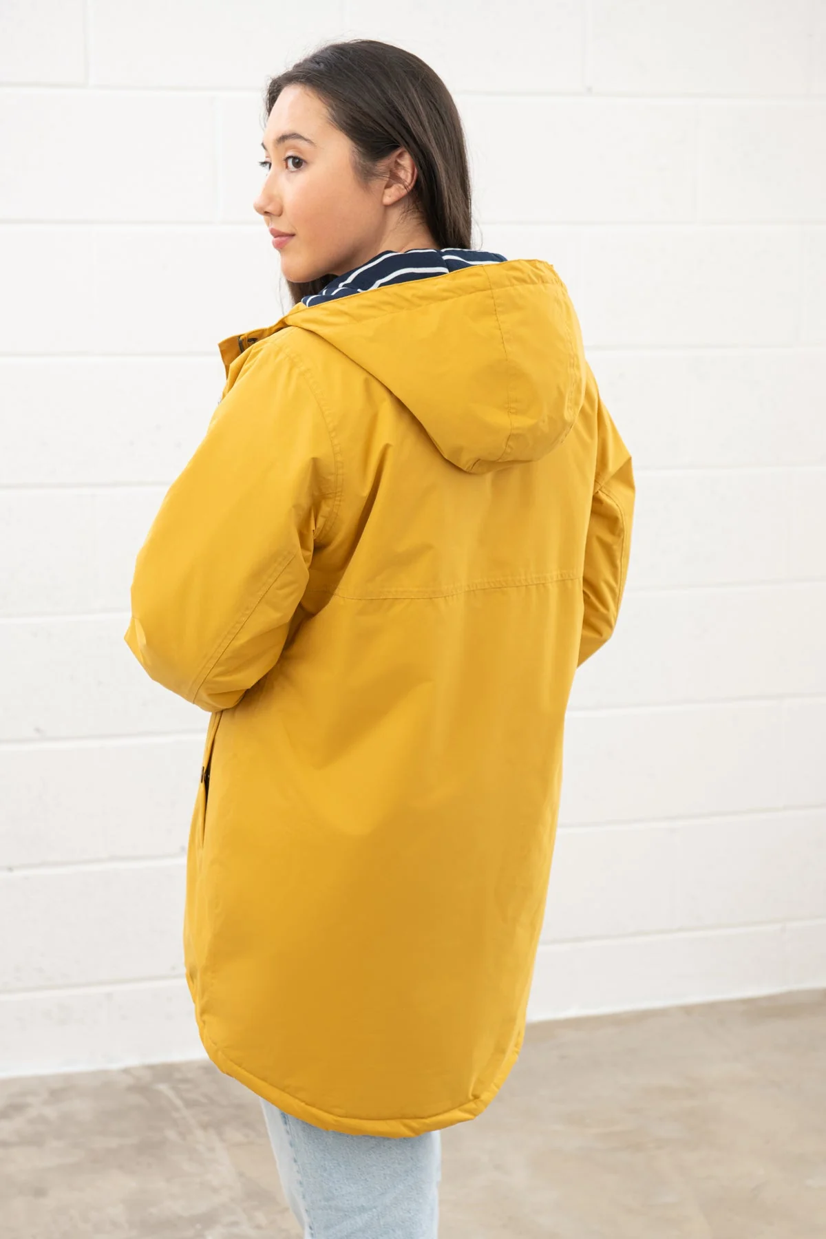Eva Long Coat - Antique Gold - Image 8