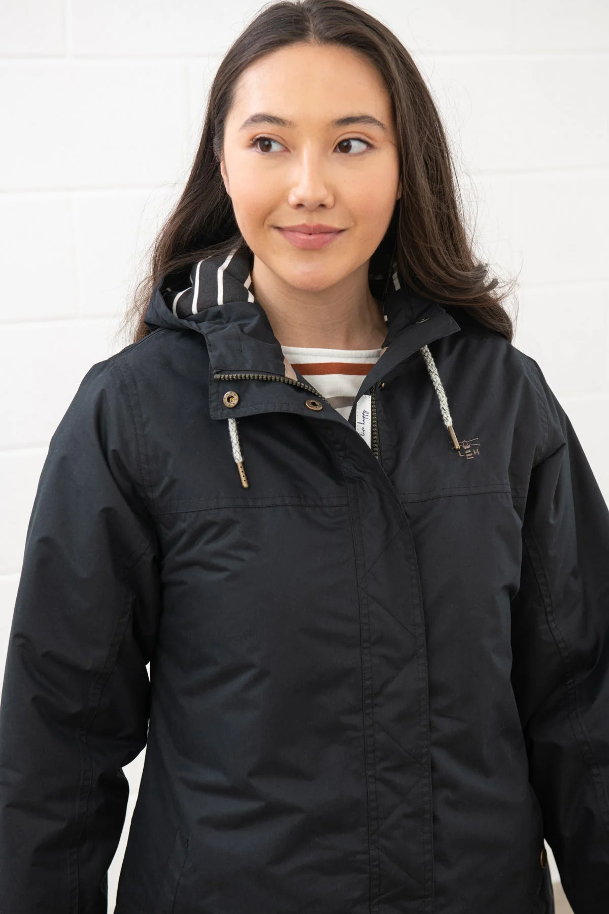 Eva Long Coat - Black - Image 3