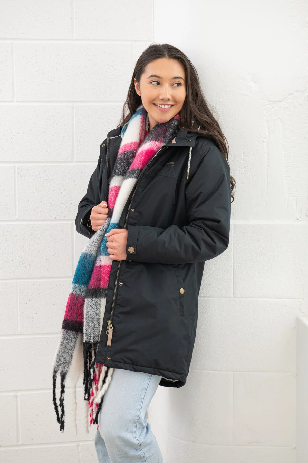 Eva Long Coat - Black - Image 4