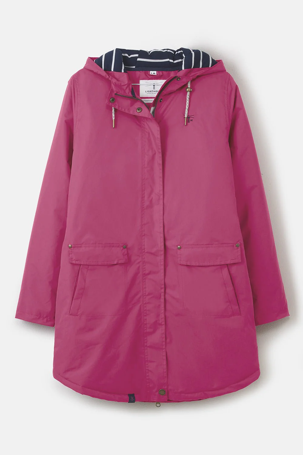 Long Iona Coat - Berry - Image 2