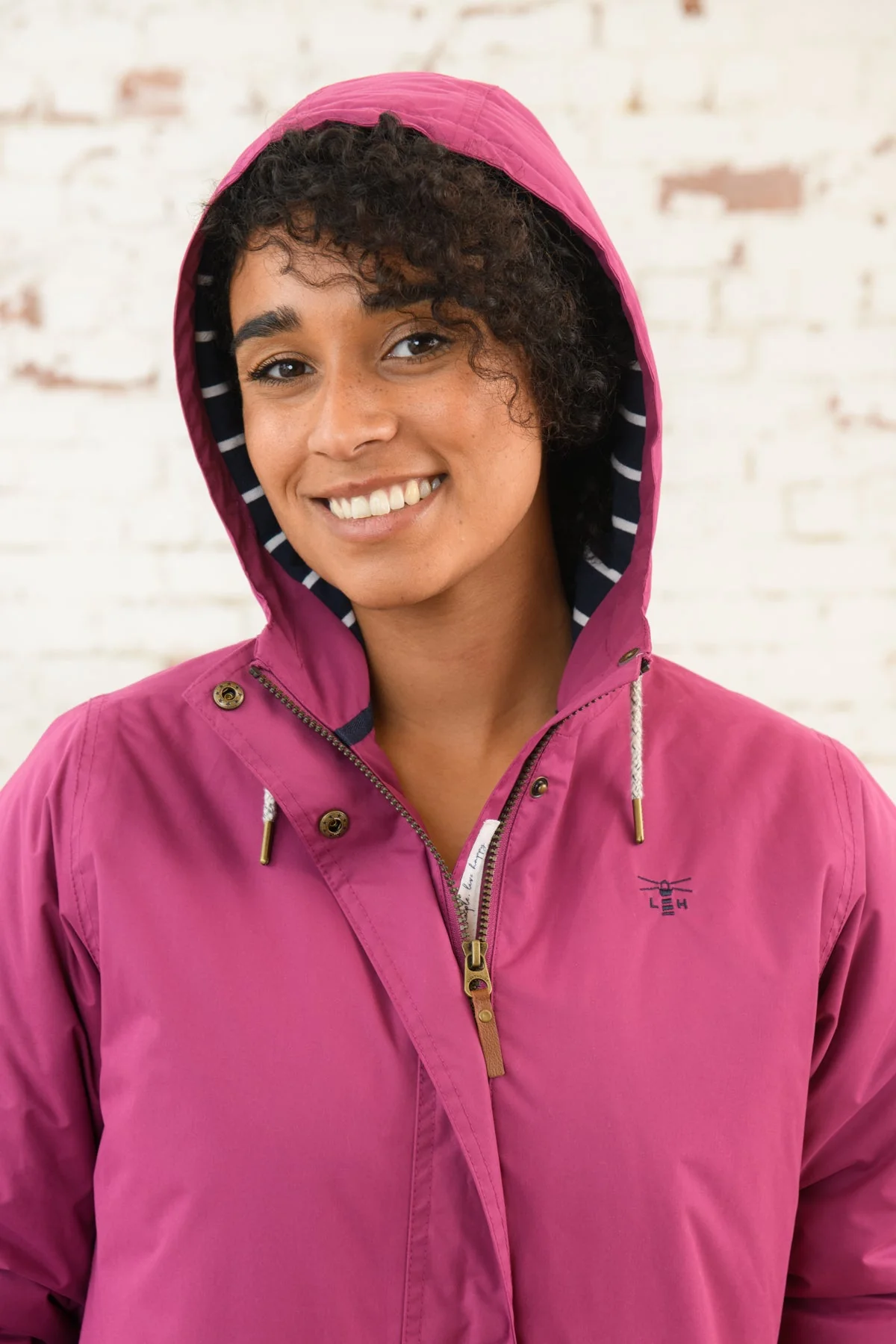 Long Iona Coat - Berry - Image 6