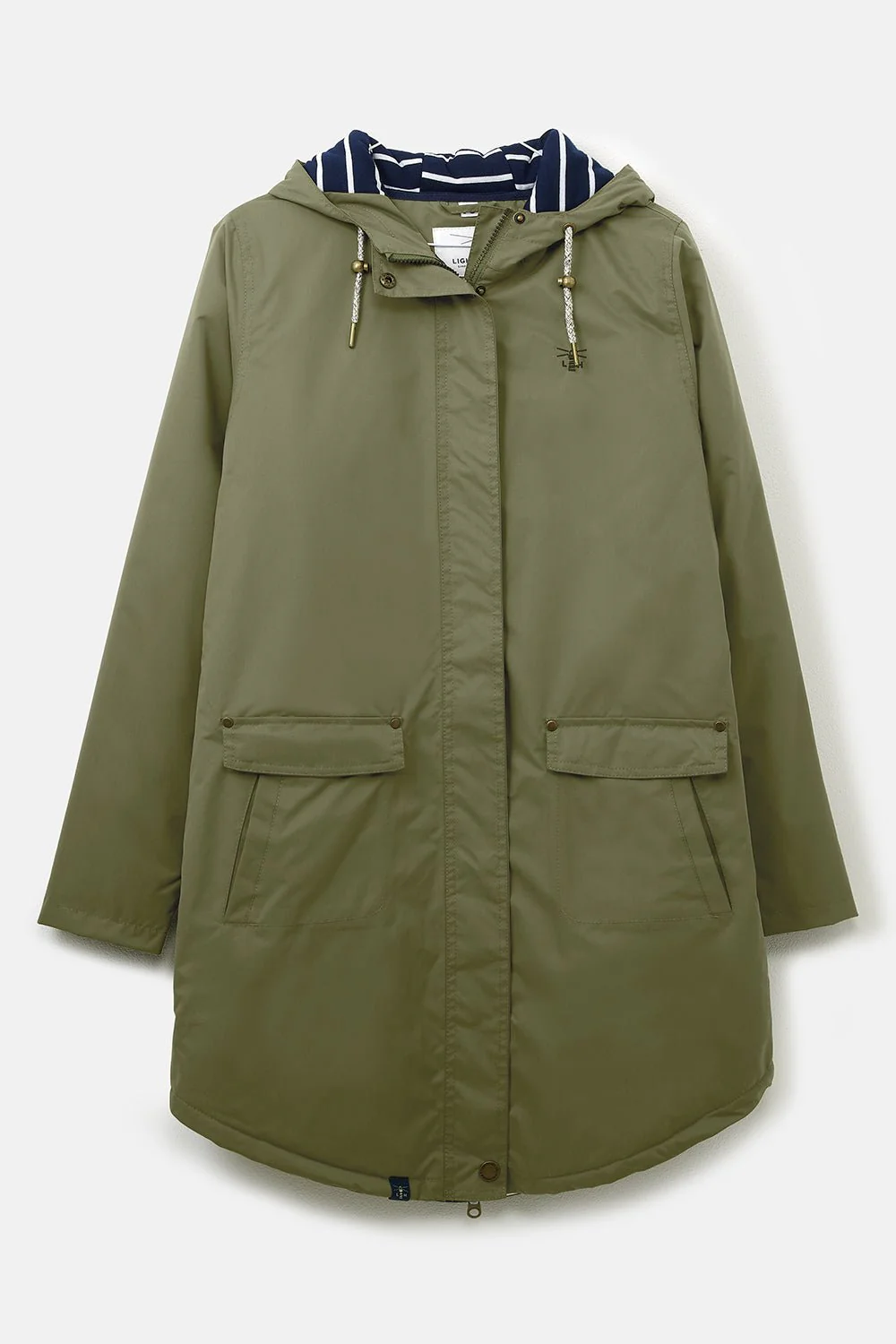 Long Iona Coat - Khaki - Image 2