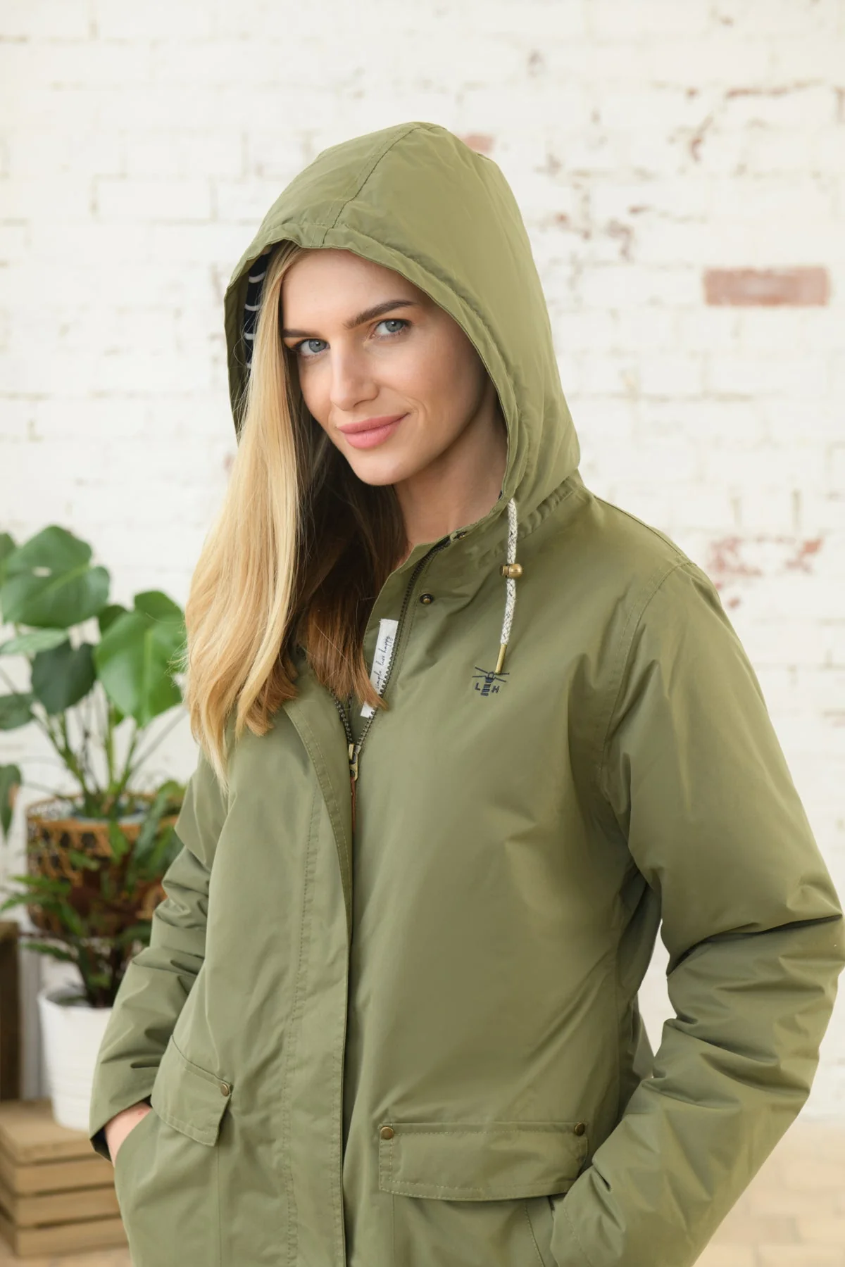 Long Iona Coat - Khaki - Image 6