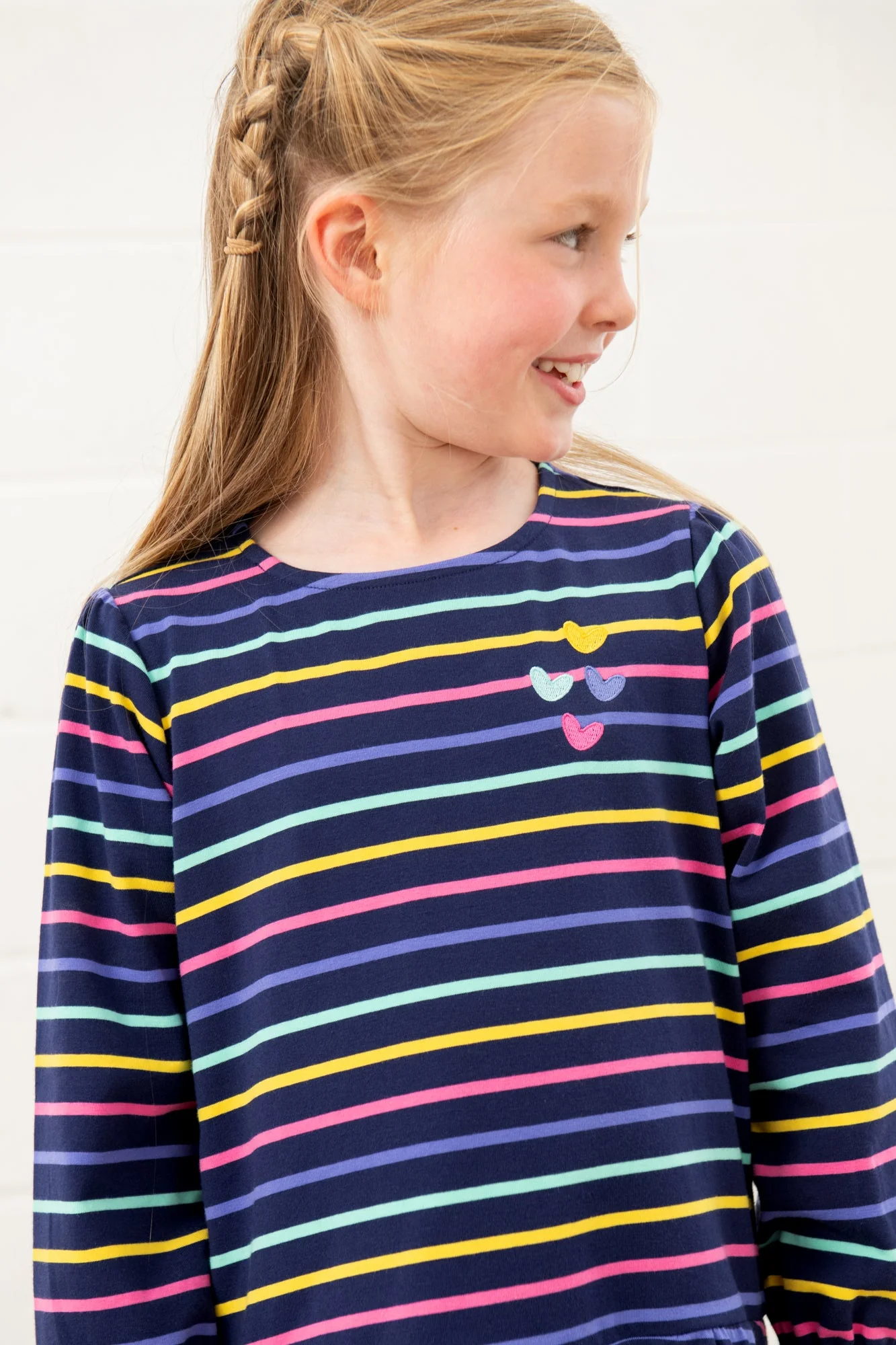 Lottie Tunic - Navy Stripes - Image 4