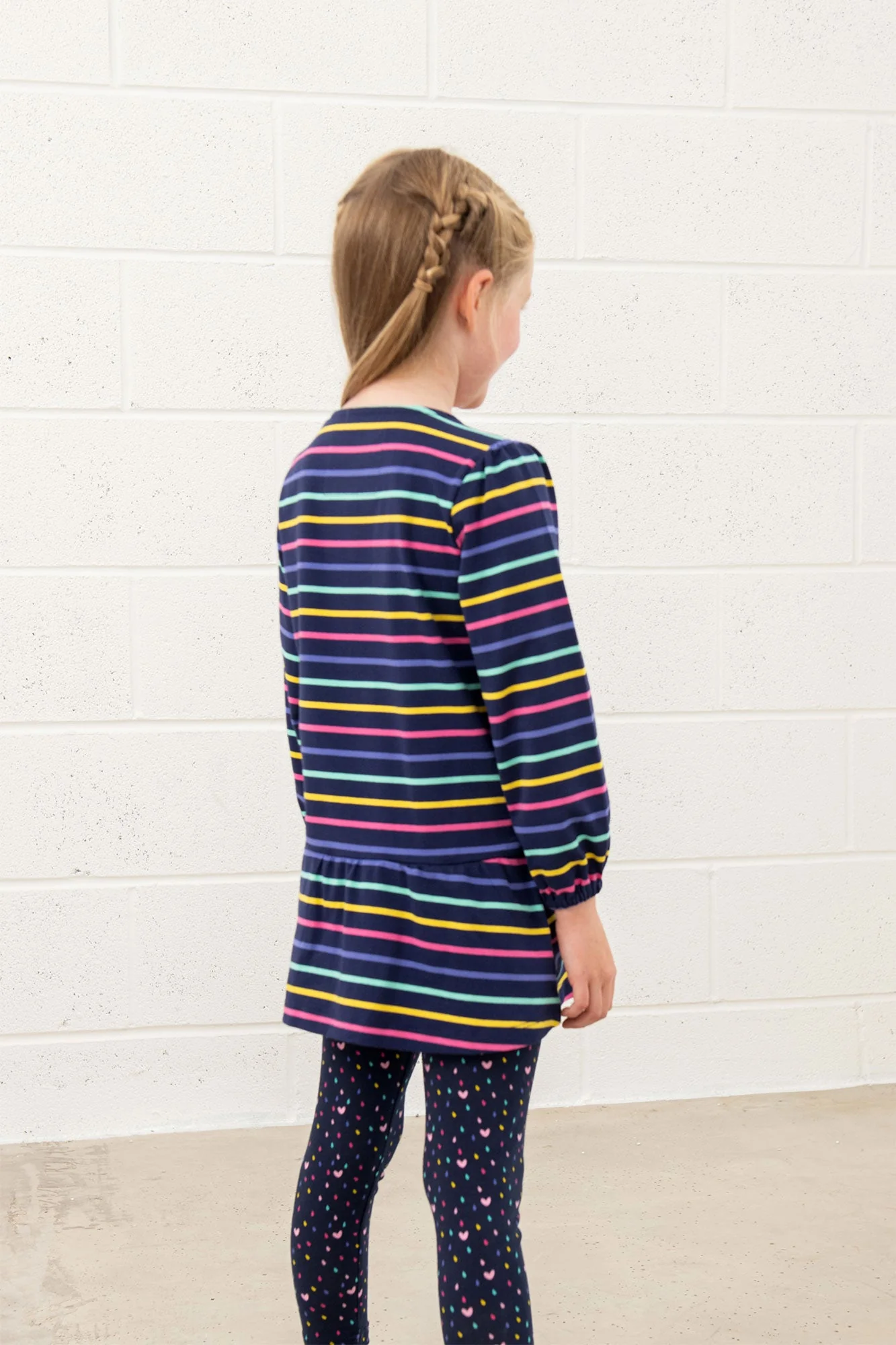 Lottie Tunic - Navy Stripes - Image 5