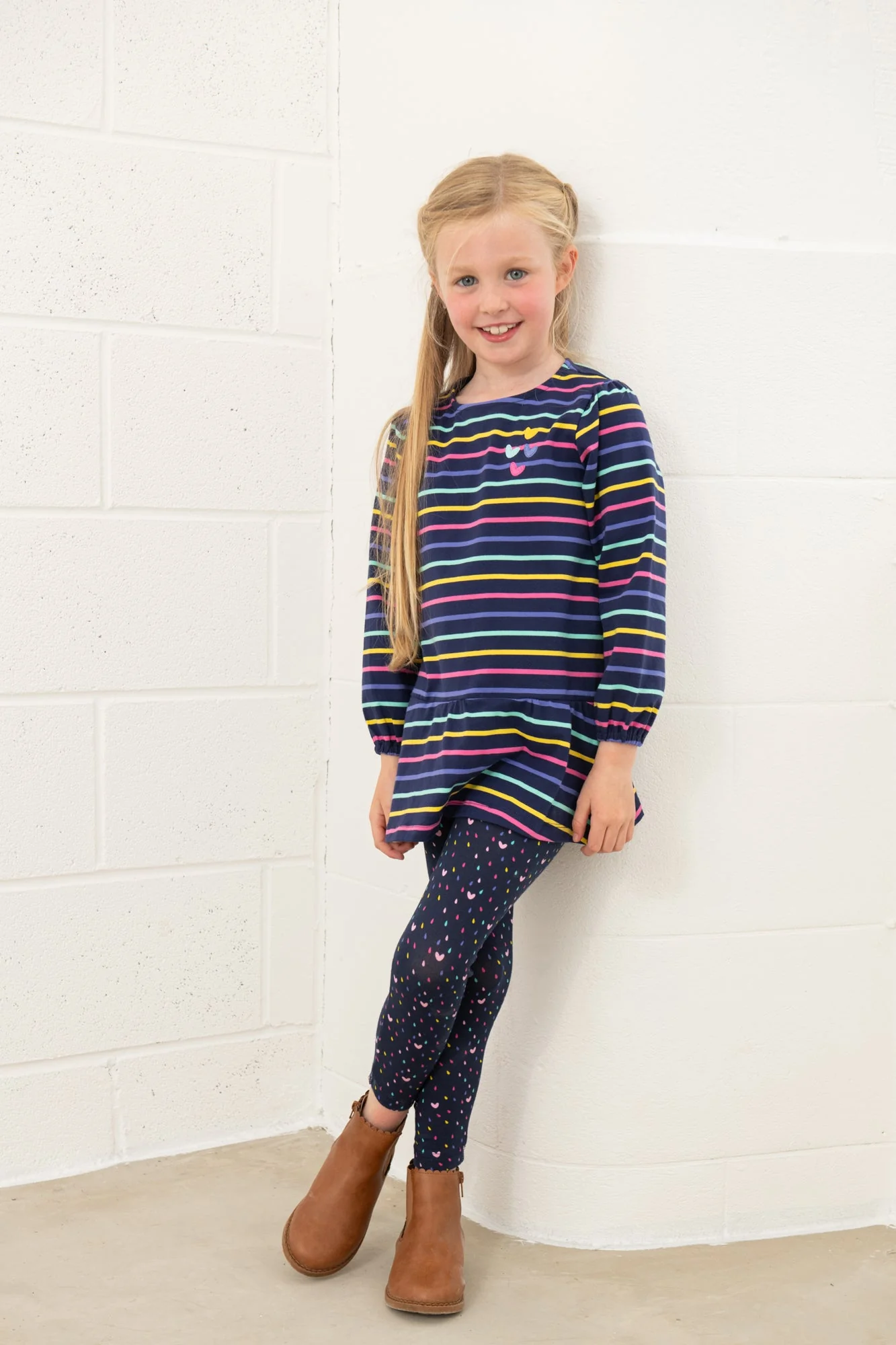 Lottie Tunic - Navy Stripes - Image 6