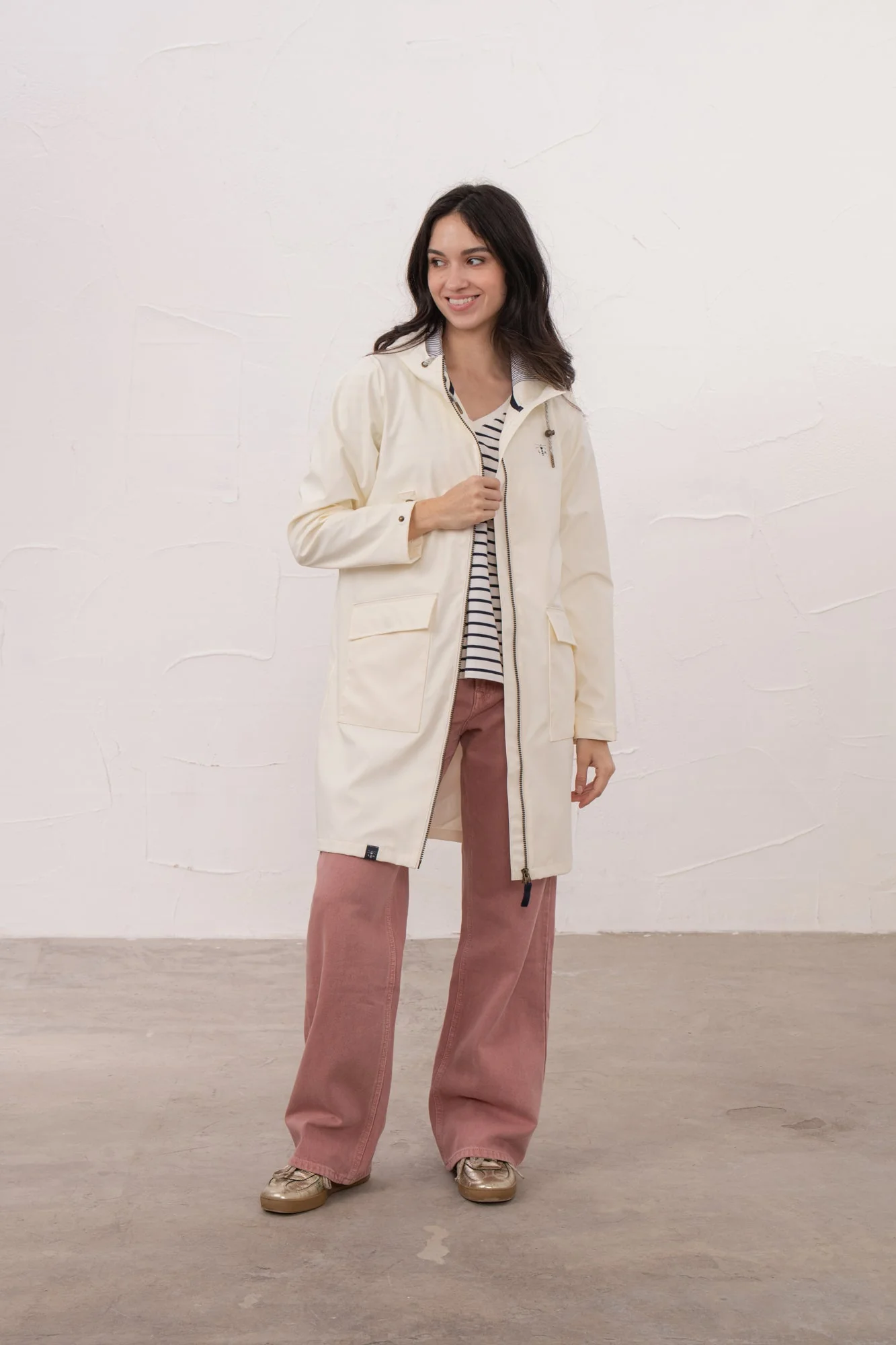 Lucy Long Jacket - Coconut - Image 6