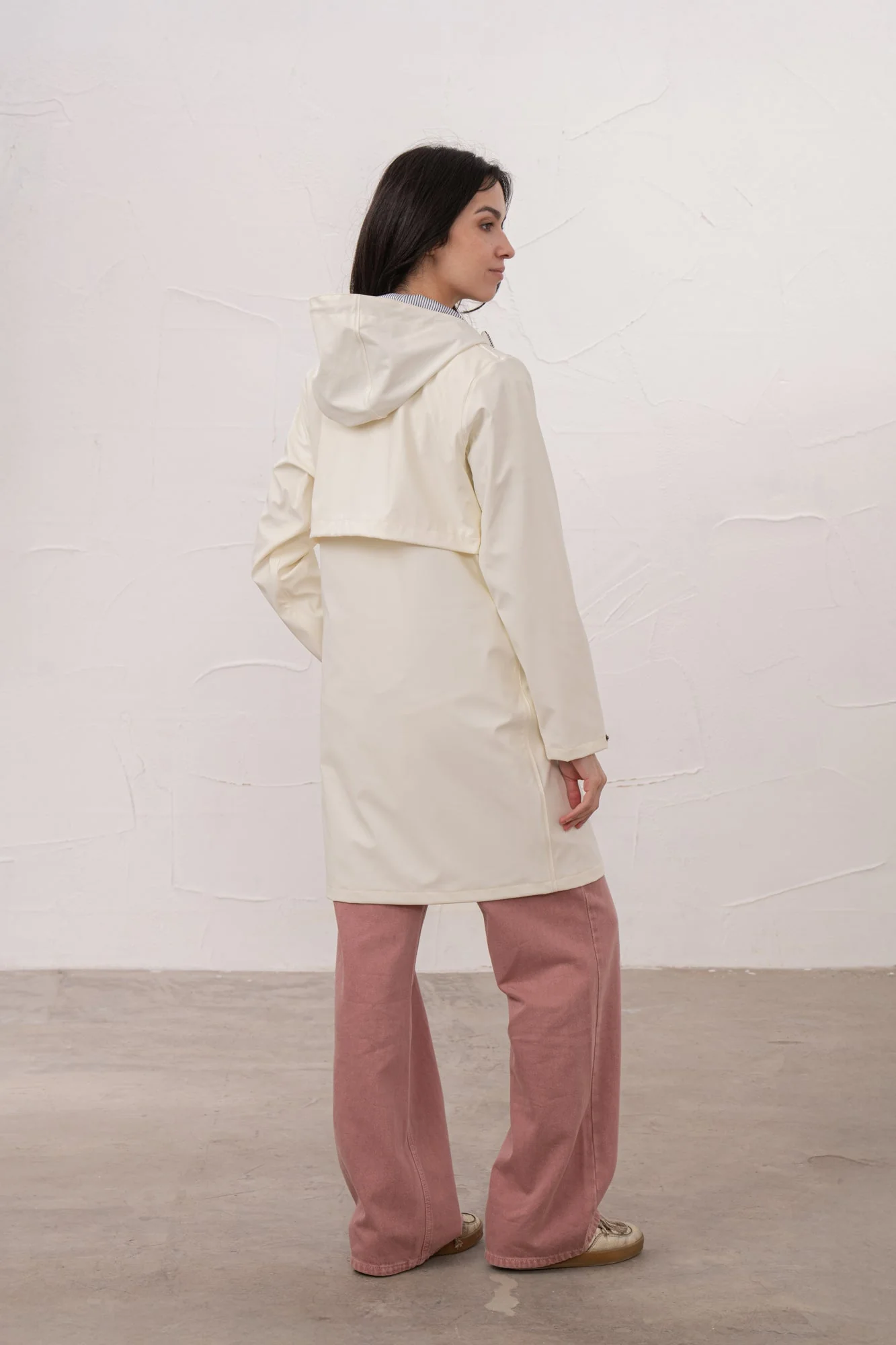 Lucy Long Jacket - Coconut - Image 7