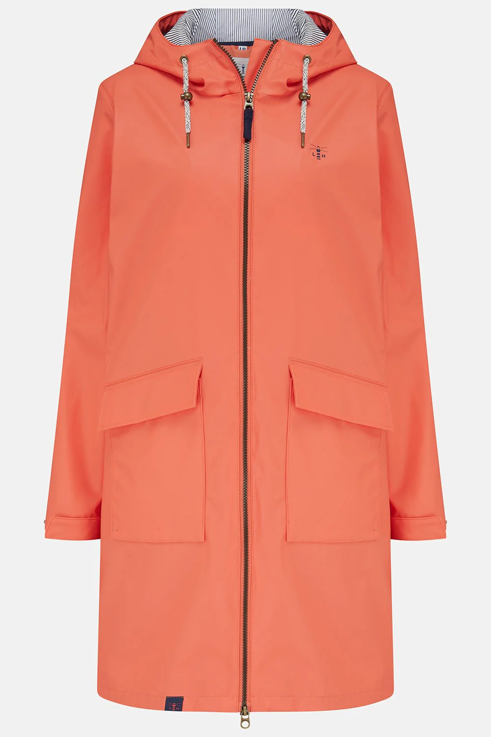 Lucy Long Jacket - Coral - Image 2