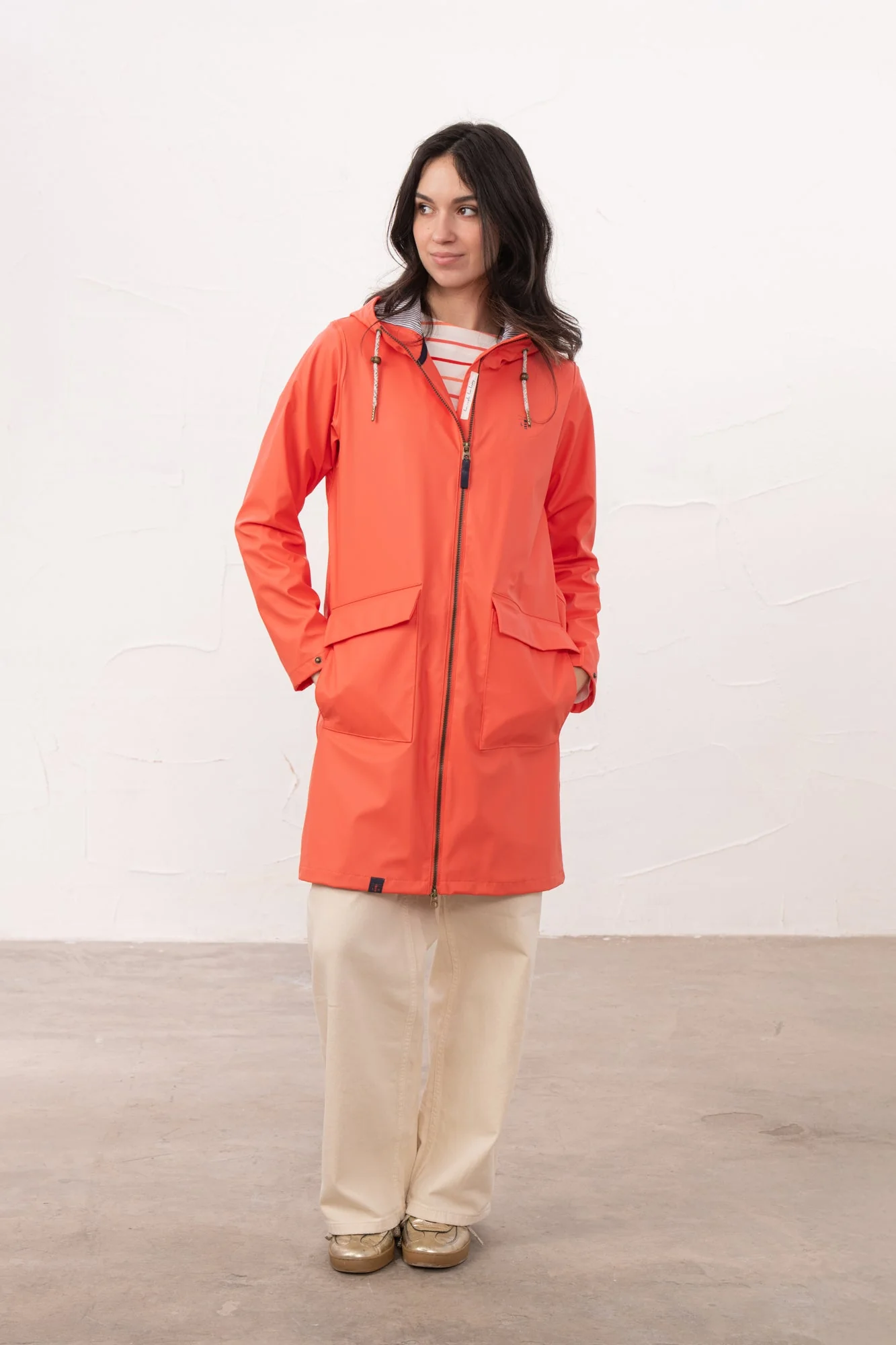 Lucy Long Jacket - Coral - Image 4