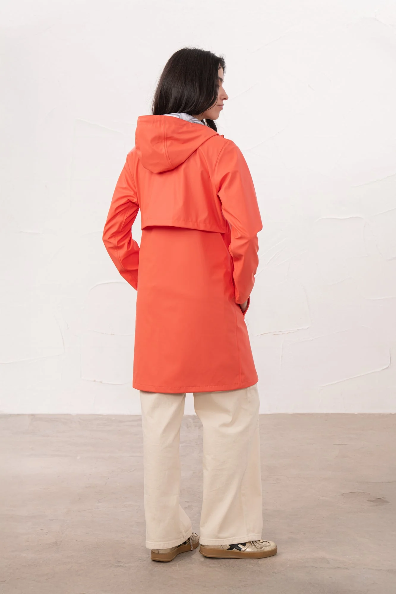 Lucy Long Jacket - Coral - Image 8
