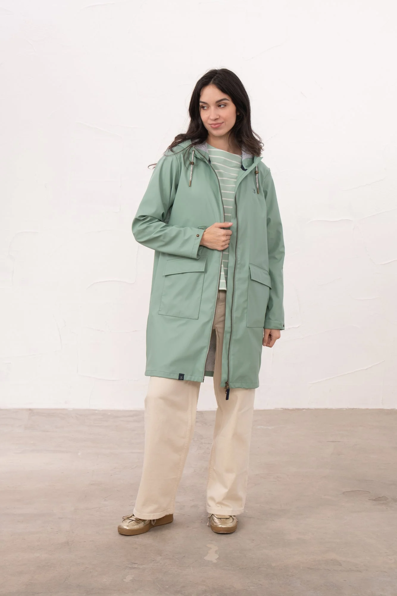 Lucy Long Jacket - Sage - Image 3