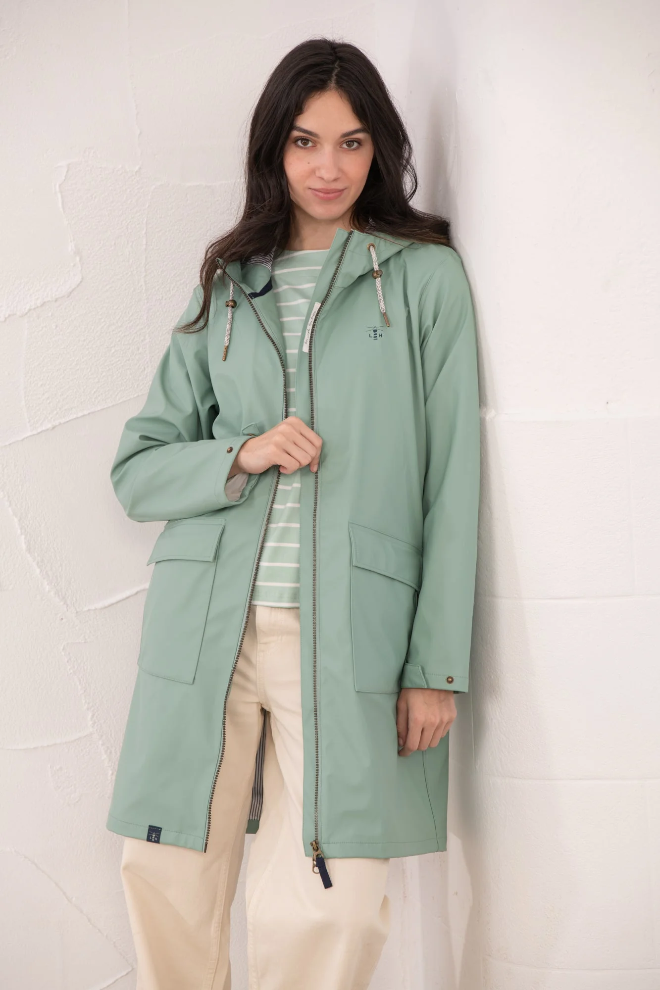 Lucy Long Jacket - Sage - Image 6