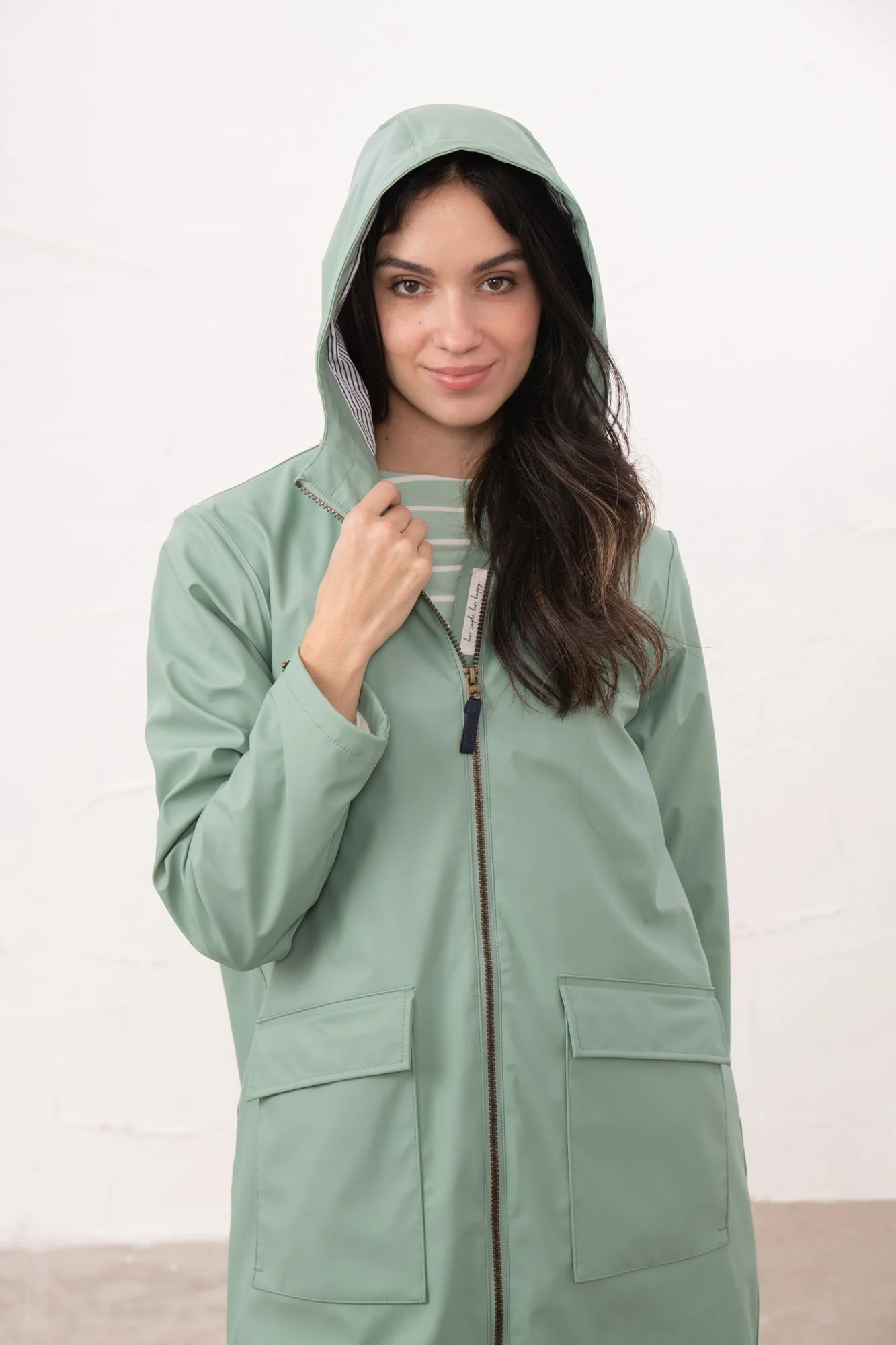 Lucy Long Jacket - Sage - Image 7