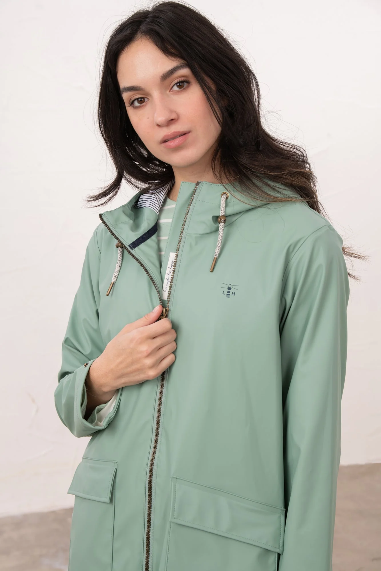 Lucy Long Jacket - Sage - Image 8