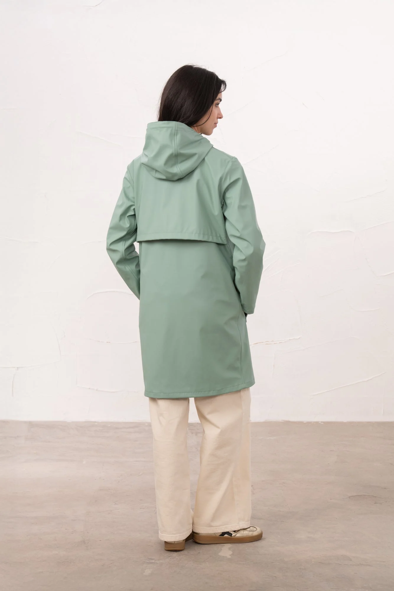 Lucy Long Jacket - Sage - Image 9