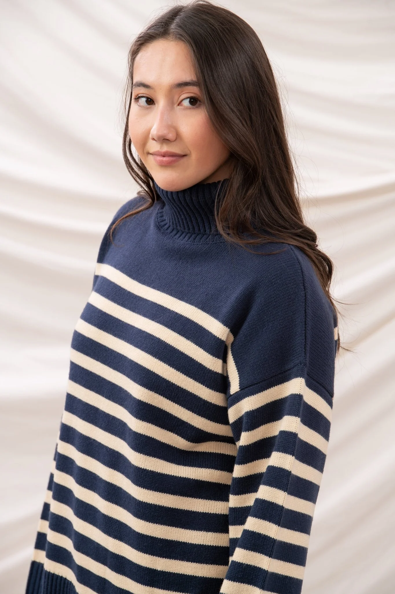 Luisa Jumper - Navy Stripe - Image 4