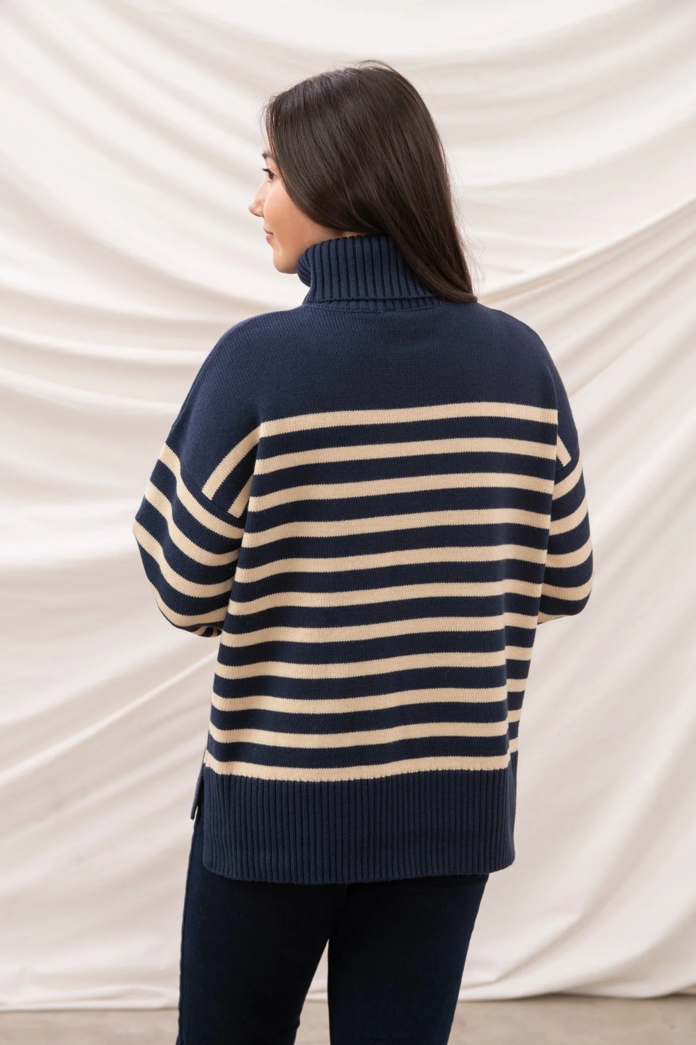 Luisa Jumper - Navy Stripe - Image 7